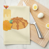 Dia De Los Muertos viering Theedoek (Quarter Fold)