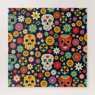 Dia de los Muertos Vintage Legpuzzel