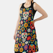 Dia de los Muertos Vintage Schort (Insitu)