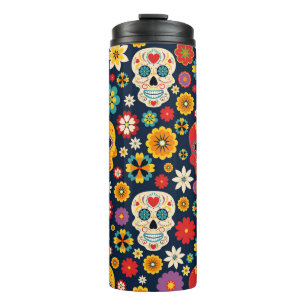 Dia de los Muertos Vintage Thermosbeker
