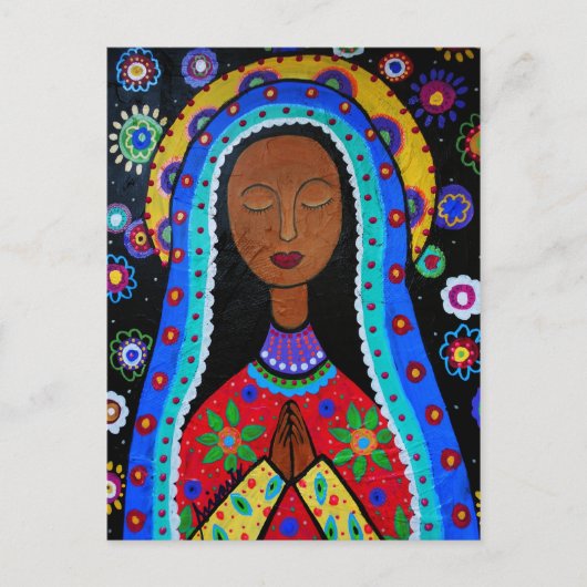 Dia de los Muertos VIRGIN GUADALUPE Briefkaart (Voorkant)