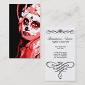 dia de los muertos visitekaartje (Voorkant / Achterkant)