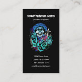 dia de los muertos visitekaartje (Achterkant)