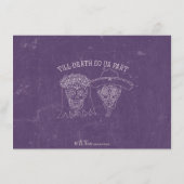 Dia de los Muertos Wedding Advice Kaarten (Achterkant)