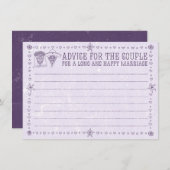 Dia de los Muertos Wedding Advice Kaarten (Voorkant / Achterkant)