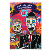 Dia de los Muertos Wedding Foto Afdruk (Voorkant)