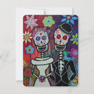 DIA DE LOS MUERTOS WEDDING INVITATIONS KAART