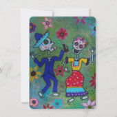 DIA DE LOS MUERTOS WEDDING KAART (Voorkant)