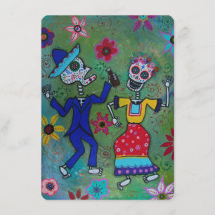 DIA DE LOS MUERTOS WEDDING KAART
