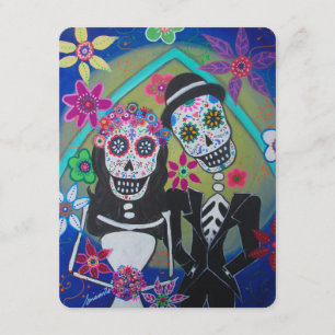 DIA DE LOS MUERTOS WEDDING KAART