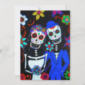 DIA DE LOS MUERTOS WEDDING KAART (Voorkant)