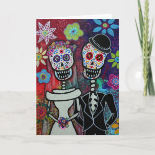 Dia DE los Muertos Wedding Kaart
