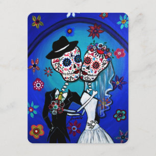 DIA DE LOS MUERTOS WEDDING KAART