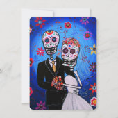 DIA DE LOS MUERTOS WEDDING KAART (Voorkant)