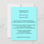 DIA DE LOS MUERTOS WEDDING KAART (Achterkant)