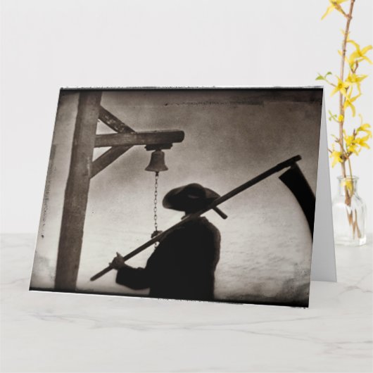 Dia De Los Muertos Wenskaart Kaart (Gele Bloem)