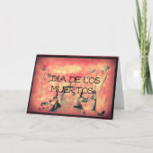 Dia De Los Muertos Wenskaart Kaart (Voorkant)