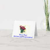 Dia De Los Muertos Wenskaart Kaart (Achterkant)