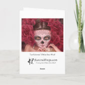 Dia de los Muertos Wenskaart Kaart (Achterkant)