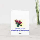 Dia DE Los Muertos Wenskaart Kaart (Achterkant)