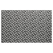 Dia de los Muertos White Paper Skulls Pattern Stof (Yard (91,4 cm))