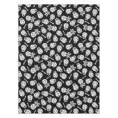 Dia de los Muertos White Paper Skulls Pattern Tafelkleed (Voorkant)