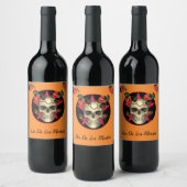 Dia De Los Muertos Wijn Etiket (Flessen)