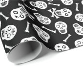 Dia de los Muertos Zwart en wit papier Schedels (Rol Hoek)