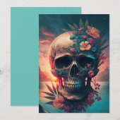 Dia De Los Muetos Kaart (Voorkant / Achterkant)