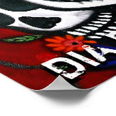 Dia de los Uertos 3 skulls poster (Hoek)