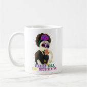 Día de muerto frida kahlo mug koffiemok (Links)
