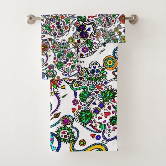 Día de Muertos Bad Handdoek (Insitu)