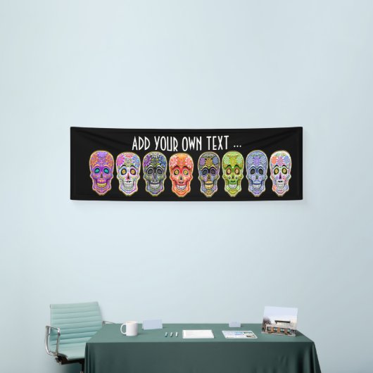 Dia De Muertos Banner - Suikerhuid (Beurs)