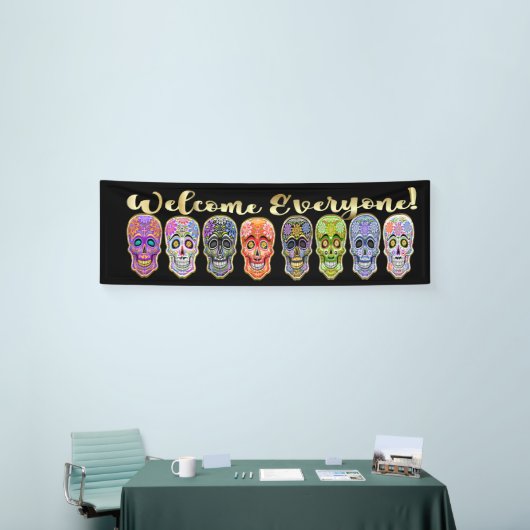 Dia De Muertos Banner - Suikerhuid (Beurs)