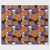 Día de muertos cadeaupapier (Vlak)