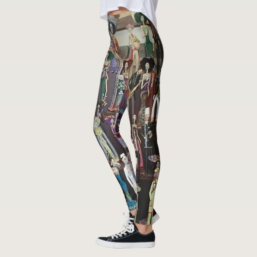 Día de Muertos (Dag van de doden) leggings (Links)