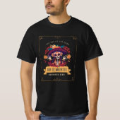 Dia de muertos-dag van de doden t-shirt (Voorkant)