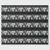 Día de Muertos/Dag van de dood Cadeaupapier (Vlak)