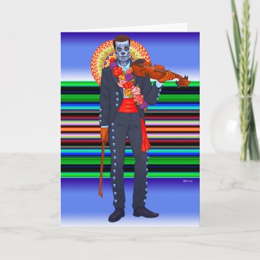 Día de Muertos/Dag van de dood Kaart (Voorkant)
