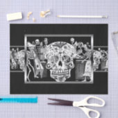 Día de Muertos/Dag van de dood Tissuepapier (Craft)