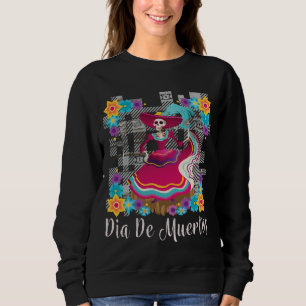 Dia de Muertos (Dag van de Dood) Vrouwenfeestdag Trui
