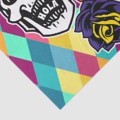 Dia de Muertos Day of the Dead Sugar Skull Custom Tissuepapier (Detail)