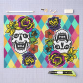 Dia de Muertos Day of the Dead Sugar Skull Custom Tissuepapier (Craft)