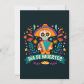 Dia De Muertos Feestelijke viering Kaart (Achterkant)