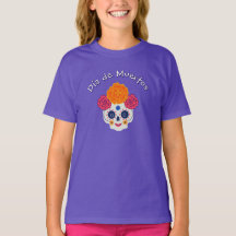 Día de Muertos Floral Skull –  familie