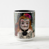 Día de Muertos gepersonaliseerde mok (Midden)