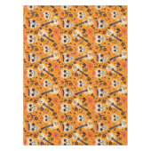 Dia de Muertos, gitaren en suikerschedels sinaasap Tafelkleed (Voorkant)