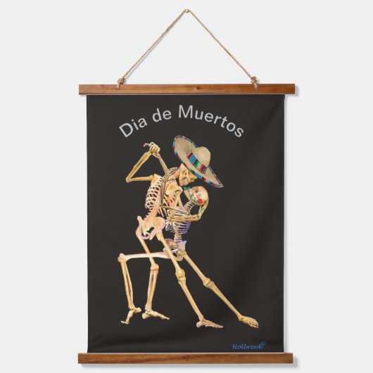 Dia de Muertos Hangend Wandkleed (Voorkant)