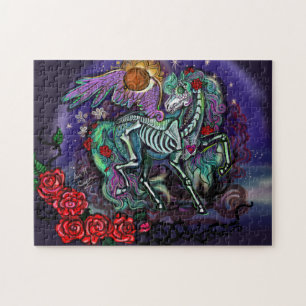 Día de Muertos Horse Legpuzzel