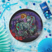 Día de Muertos Horse Papieren Bordje (Feest)